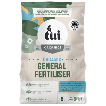 Tui Organic General Fertiliser - BioGro Certified