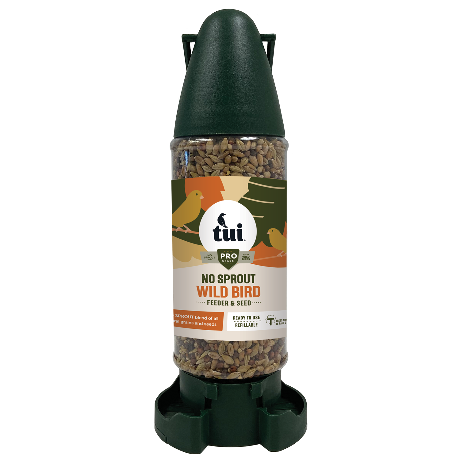 Tui No Sprout Wild Bird Feeder & Seed