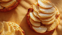 Pear and almond tarts