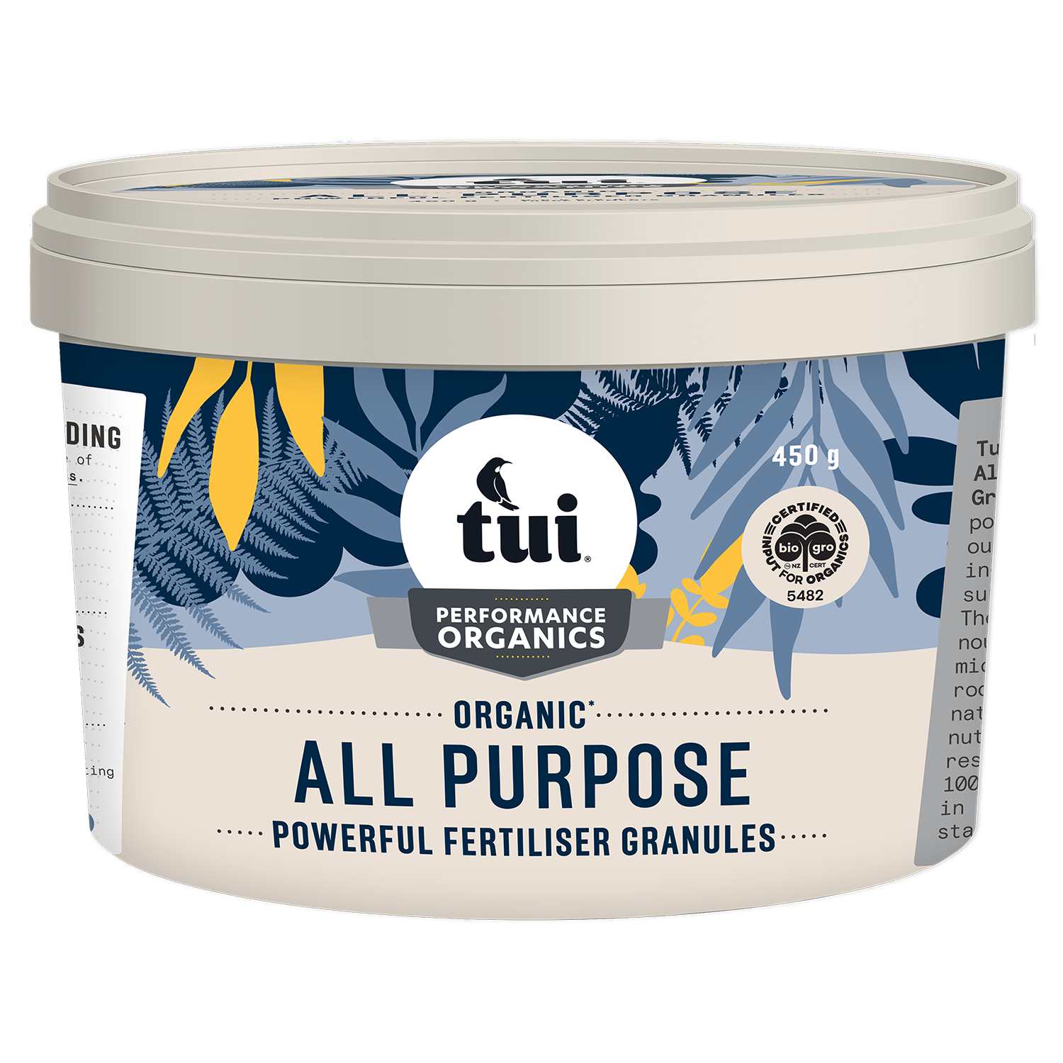 Tui Performance Organics All Purpose Fertiliser Granules